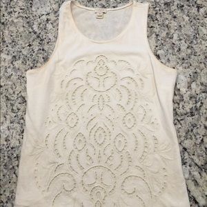 J crew laser cut tank